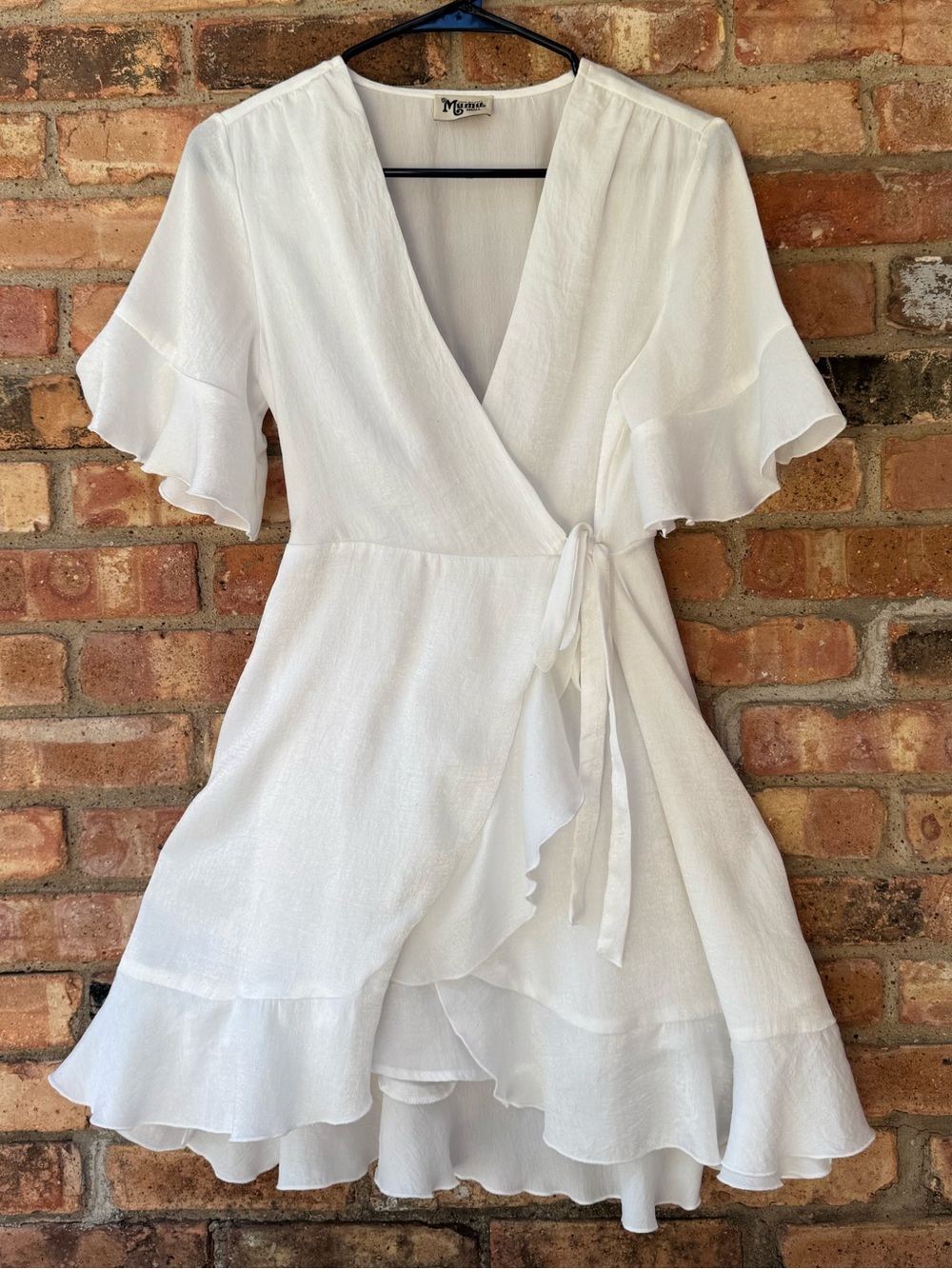 Show Me Your MuMu Evelyn Mini Wrap Dress